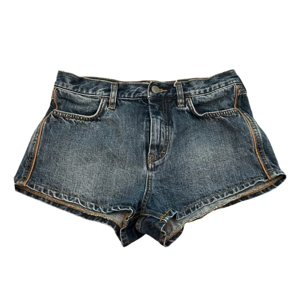 Free People micro denim shorts
